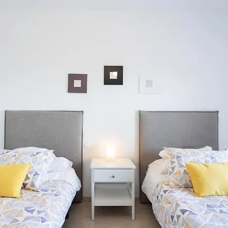 公寓 Home2book Sea Front Duplex Terrace Pool 圭马尔港