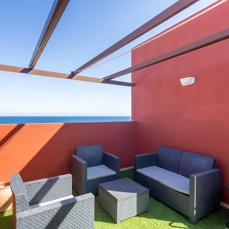 公寓 Home2book Sea Front Duplex Terrace Pool *